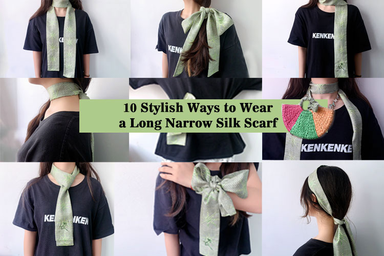 10 Stylish Ways to Wear a Long Narrow Silk Scarf
