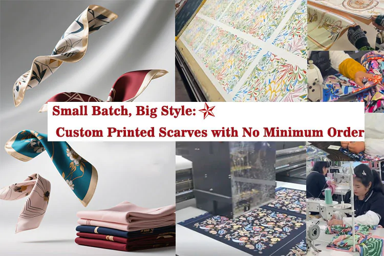 Custom Printed Scarves with No Minimum Order