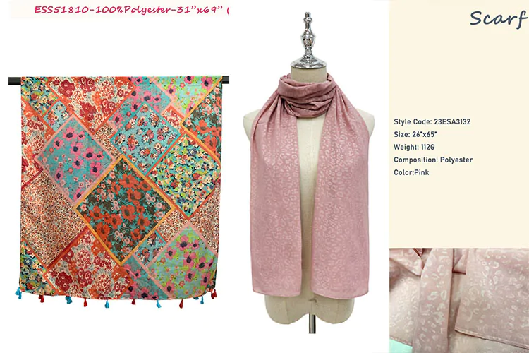 Lightweight Printed Polyester Scarves-How to Wash Polyester Scarf Without Ruining It