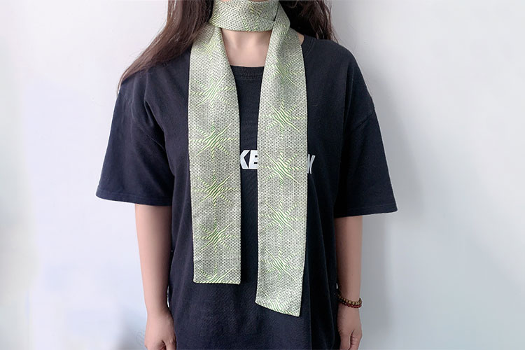 The Classic Neck Wrap – Timeless Elegance for Everyday-Long Narrow Silk Scarf 