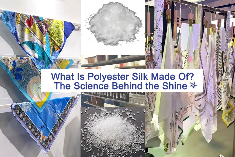 What Is Polyester Silk Made Of? The Science Behind the Shine