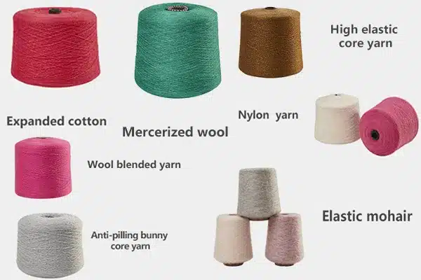 choose the yarns for sweaters
