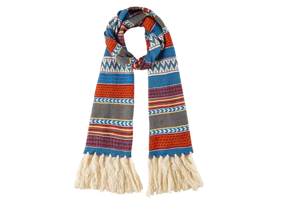 aztec holiday knit scarf