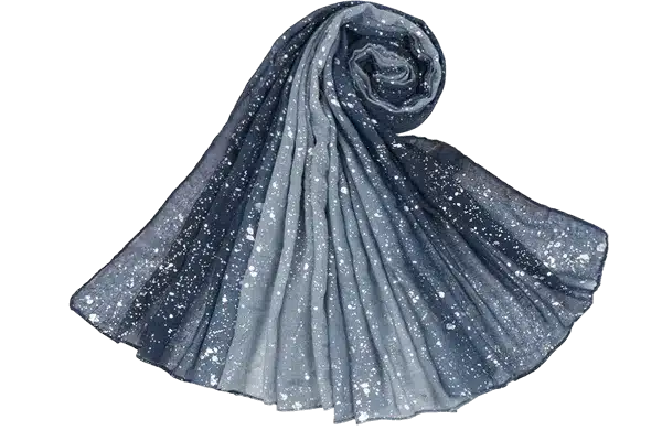 foil printing scarf