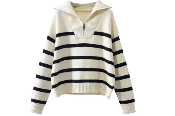 zip up long sleeve pullover