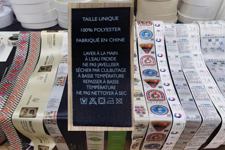 hand wash care label