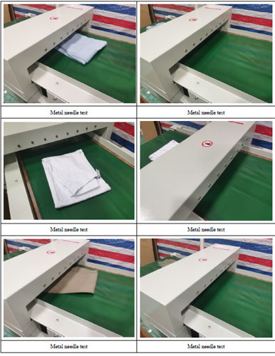 metal needle test-manufacturing process of jeans