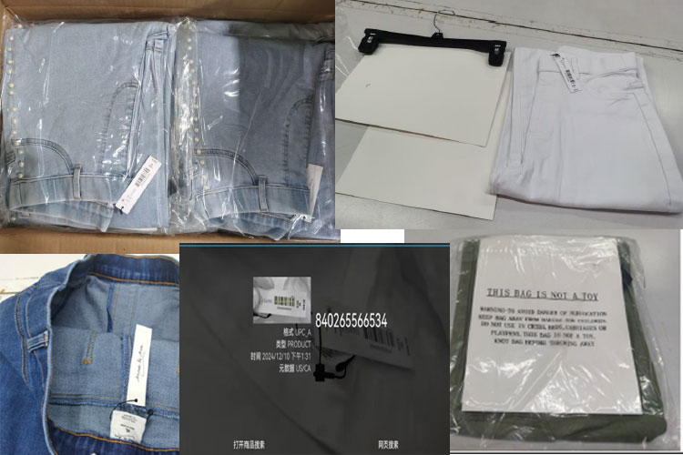 manufacturing process of jeans packing