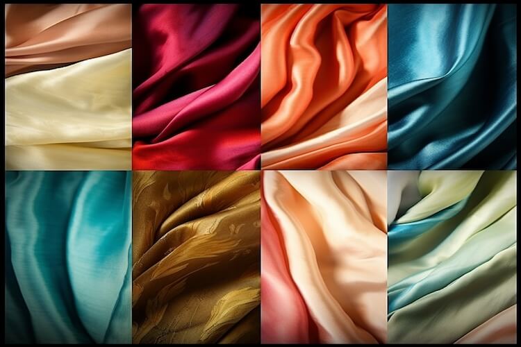 silk fabrics for wholesale silk carf