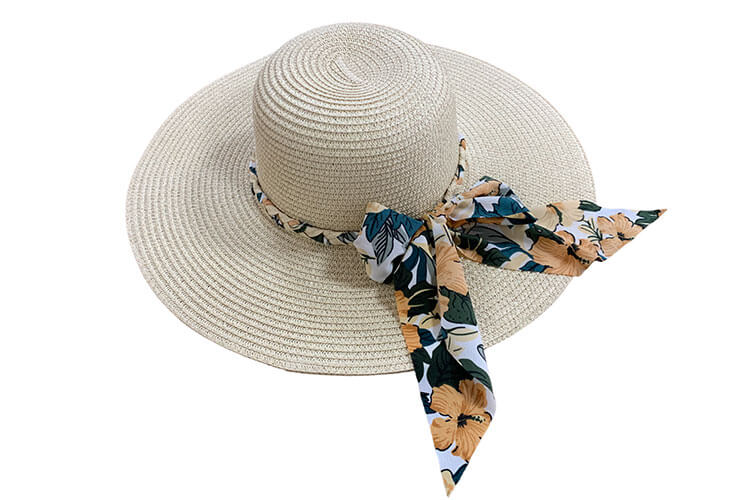 wide brim hat-custom straw hat maker with your logo