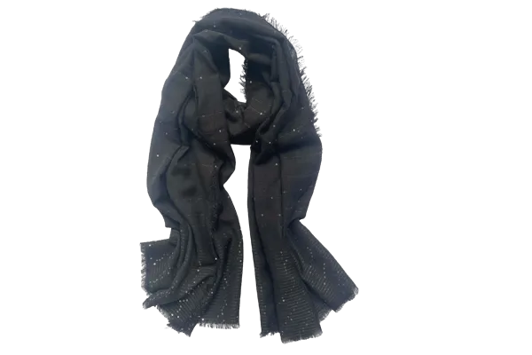 sequins woven light-weight scarf