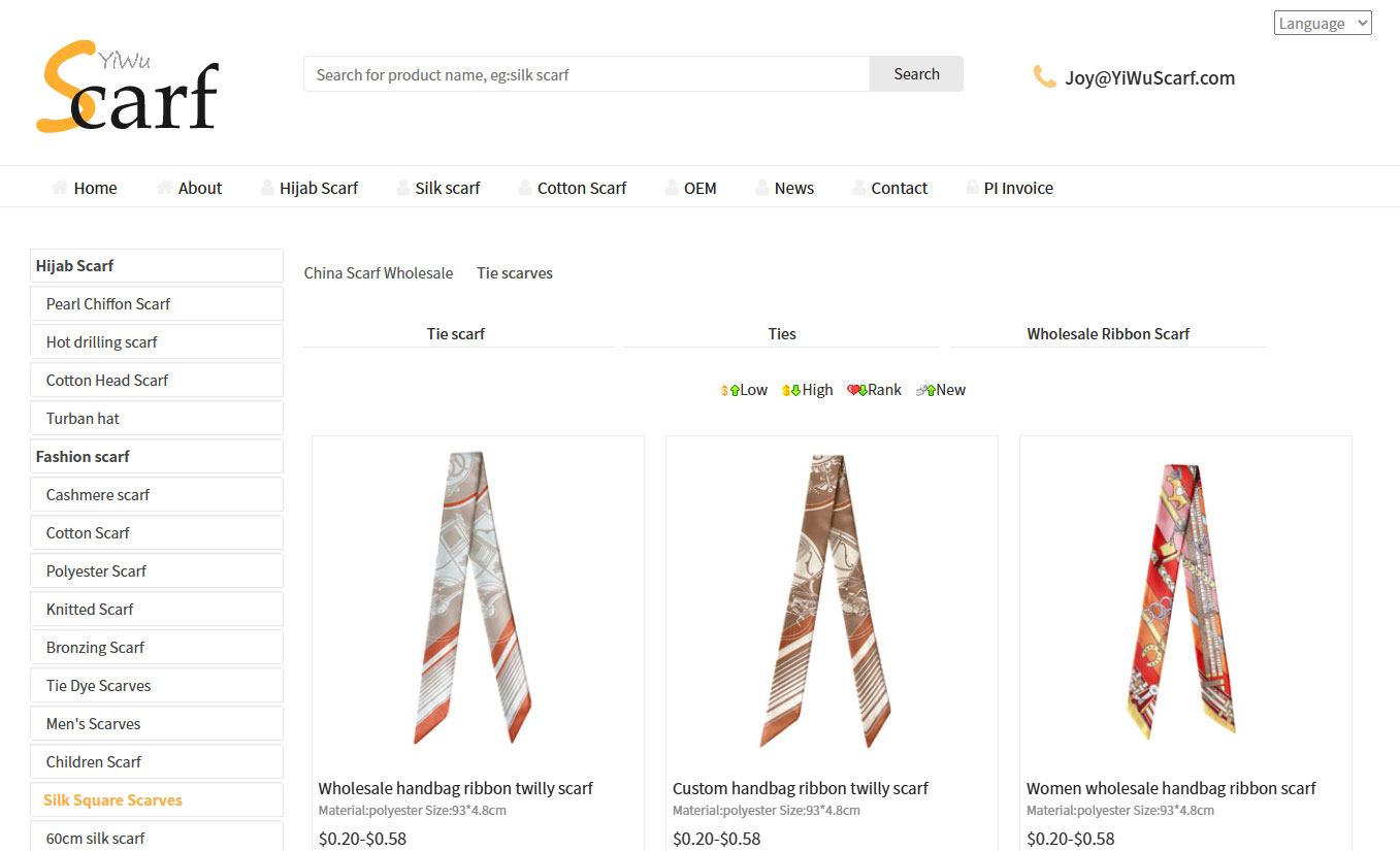 yiwu-silk tie 